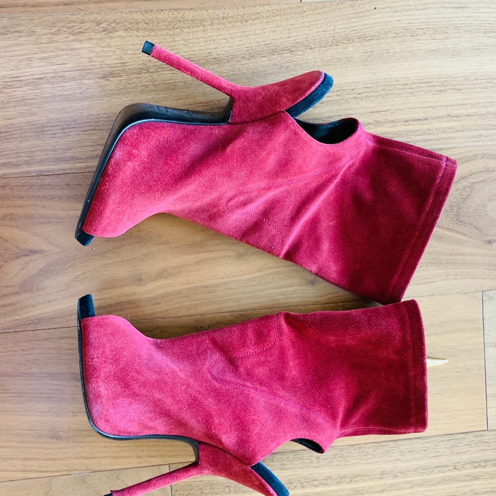 Giuseppe zanotti burgundy booties - Picture 2 of 8